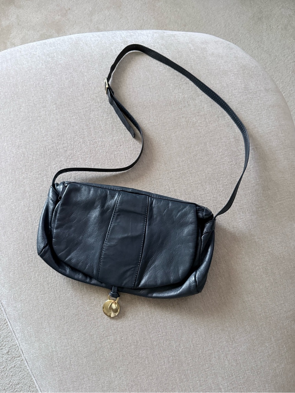 Vintage Leather Crossbody Bag
